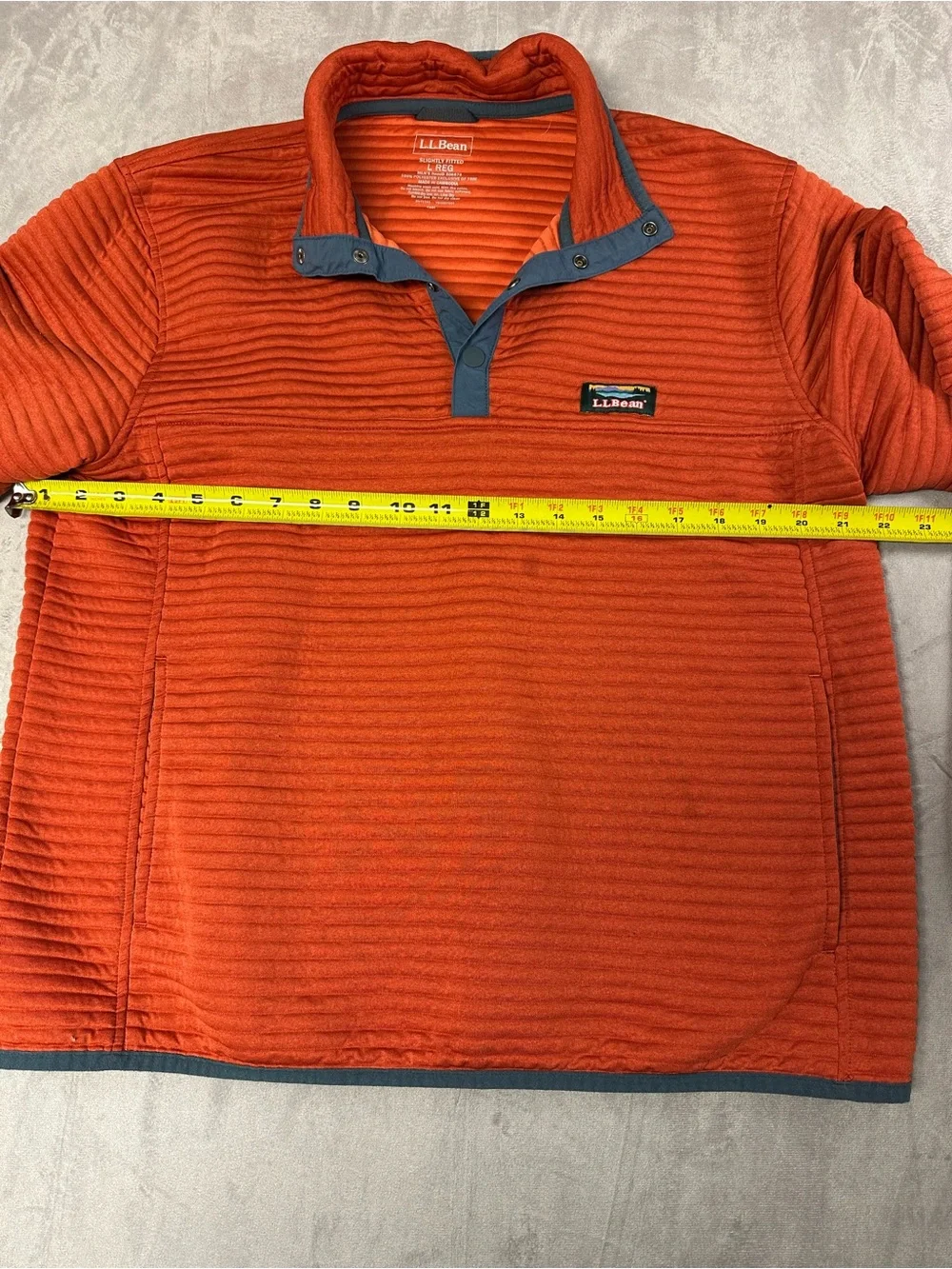 L.L. Bean ribbed fleece